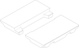 Rostabdecksteine zu Buderus Kandern 26/36B (2 Stück)